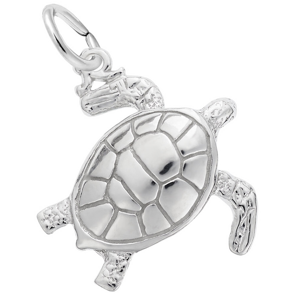Sterling Silver Sea Turtle Charm Swede's Jewelers East Windsor, CT