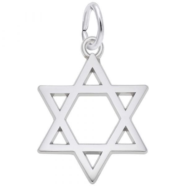 Sterling Silver Star of David charm Swede's Jewelers East Windsor, CT