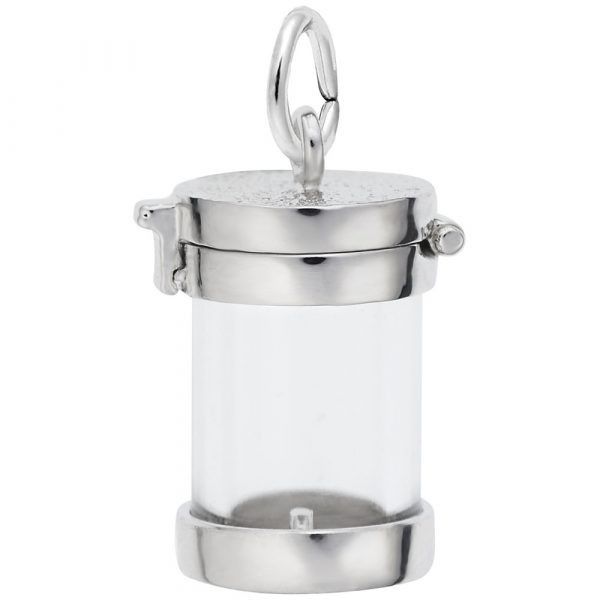 Sterling Silver Capsule Charm Swede's Jewelers East Windsor, CT
