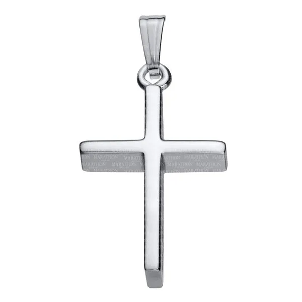 Sterling Silver Cross on Rolo Chain Swede's Jewelers East Windsor, CT