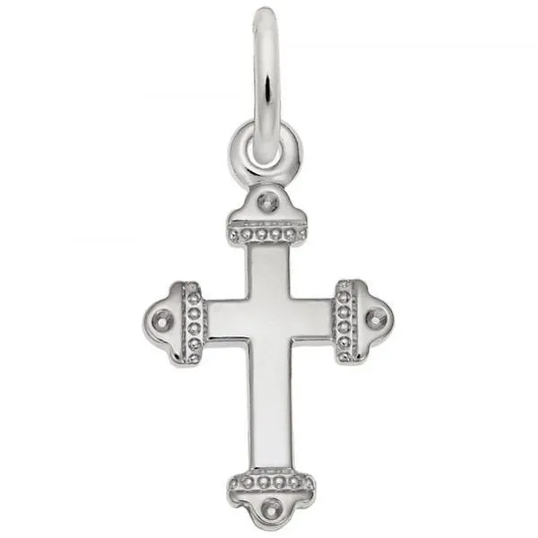 Sterling Silver Cross Charm Swede's Jewelers East Windsor, CT