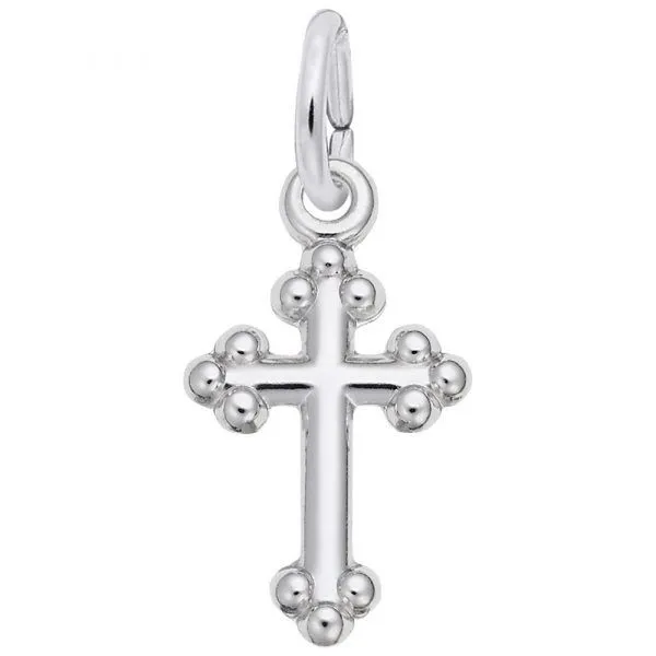 Sterling Silver Cross charm Swede's Jewelers East Windsor, CT