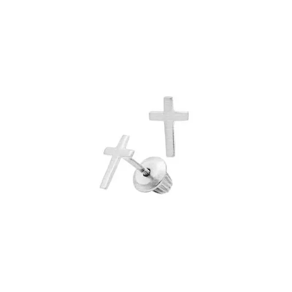 Sterling Silver Cross Earrings Swede's Jewelers East Windsor, CT