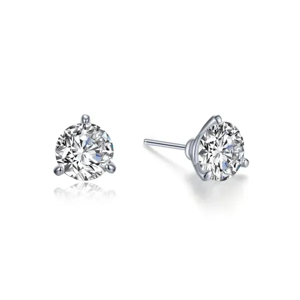 LaFonn Sterling Silver 2.06tw rd CZ Stud Earrings Swede's Jewelers East Windsor, CT