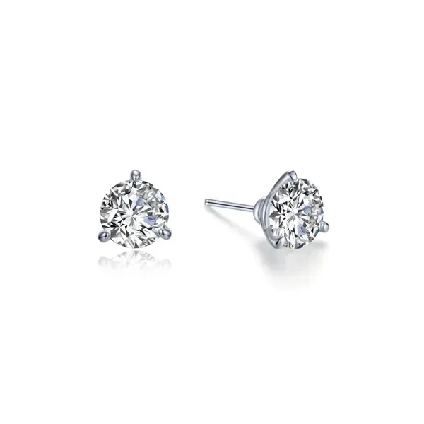 Lafonn Sterling Silver 1.00 CTW Martini Set CZ Stud Earrings Swede's Jewelers East Windsor, CT