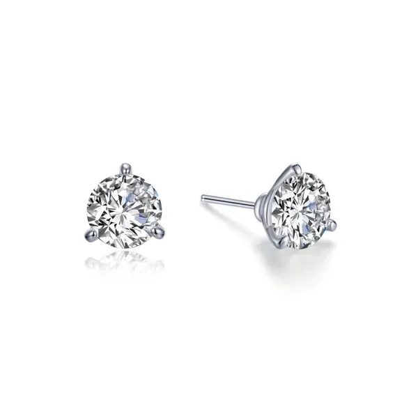 LaFonn Sterling Silver 1.50 ctw rd CZ Stud Earrings Swede's Jewelers East Windsor, CT