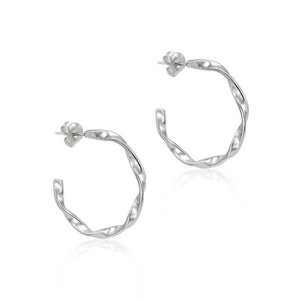 Sterling Silver Rhodium Plated Earrings Swede's Jewelers East Windsor, CT