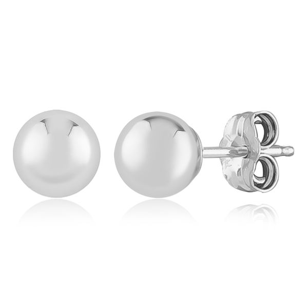 Carla Sterling Silver 6mm Ball Stud Earrings Swede's Jewelers East Windsor, CT