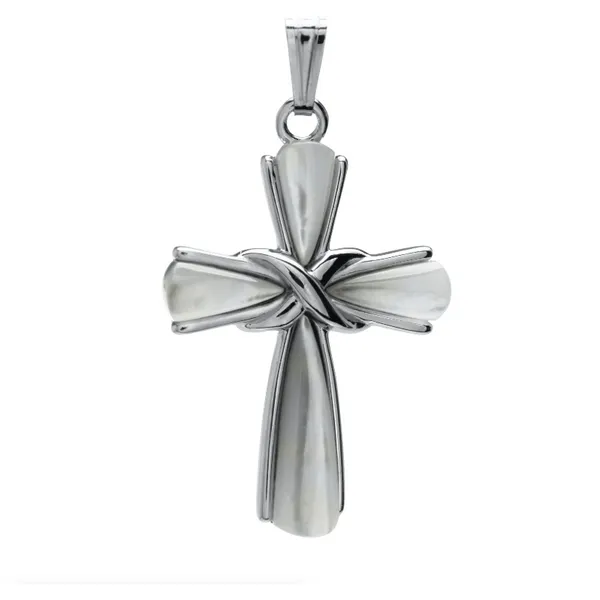 Marathon Sterling Silver & Mother of Pearl on 18