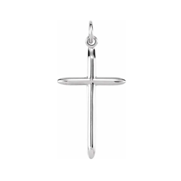 Sterling Silver Polished Cross Pendant. 25.7x14 mm Swede's Jewelers East Windsor, CT