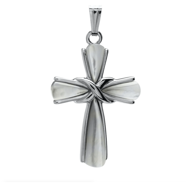 Marathon Sterling Silver & Mother of Pearl on 18