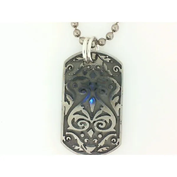 Titanium Heritage Design Dog Tag On 26