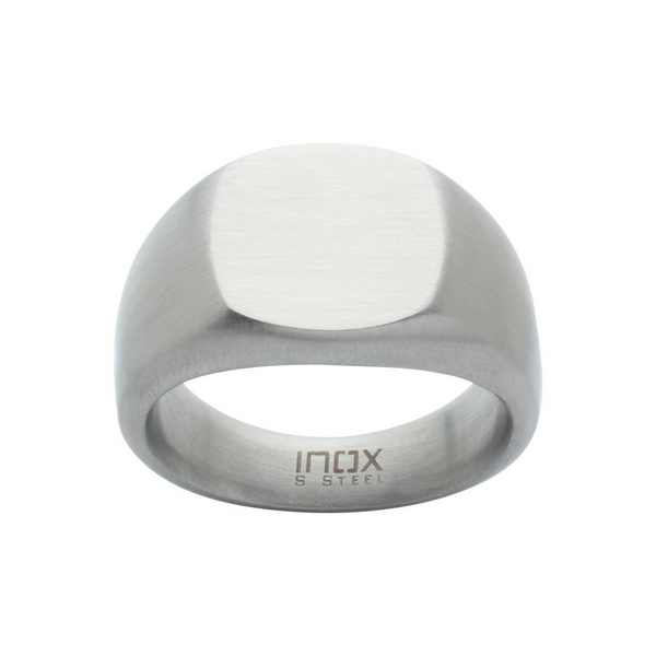 Inox Men's Stainless Steel Signet Ring Size 10 Swede's Jewelers East Windsor, CT