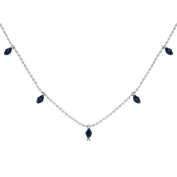 Necklace 001-235-00521 14KW - Colored Stone Necklaces  Swift's 