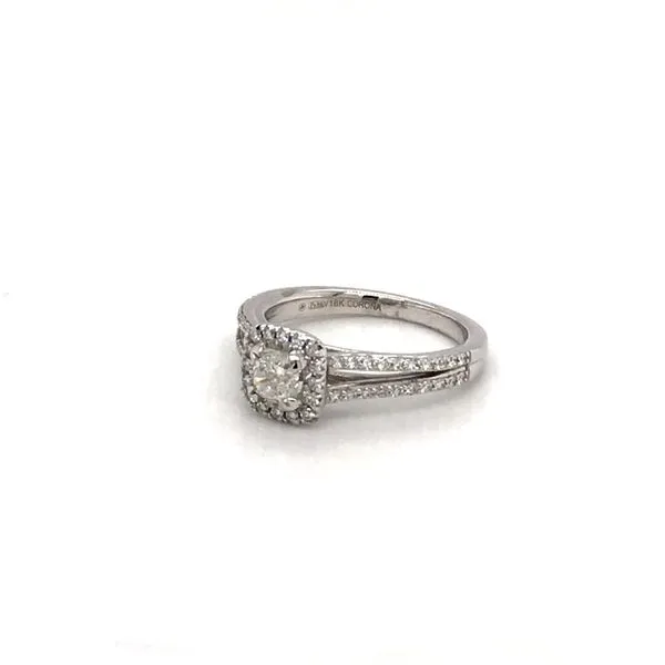 0.50CT CUSHION CUT 0.80TDW 