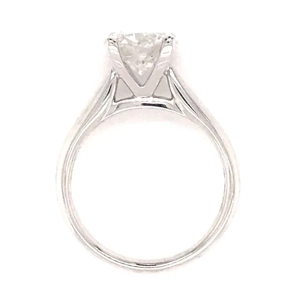 2.00CT Maple Leaf Diamond Solitaire Engagement Ring | 18K White Gold with Palladium Image 4 Taylors Jewellers Alliston, ON