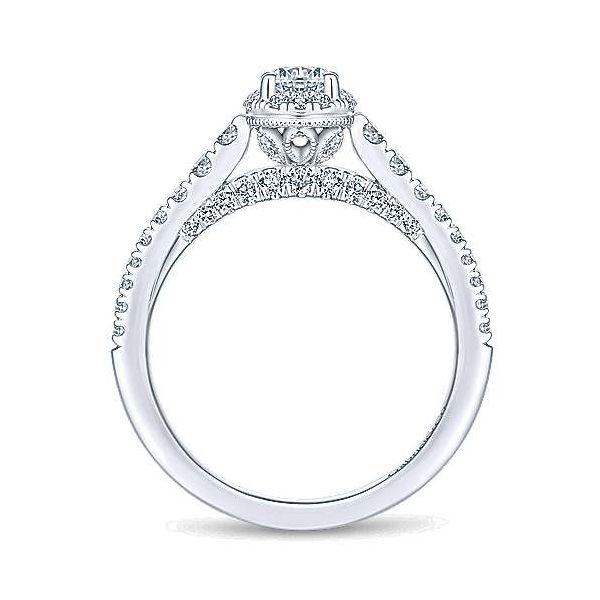 GABRIEL & CO ER914042R0W44 0.85TDW DIAMOND 14KT WHITE GOLD RING SIZE 6.5  FINAL SALE , SIZING NOT INCLUDED Image 3 Taylors Jewellers Alliston, ON