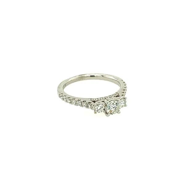 0.94CTW DIAMOND ENGAGEMENT 14KT WHITE GOLD RING SIZE 6.5 Image 3 Taylors Jewellers Alliston, ON