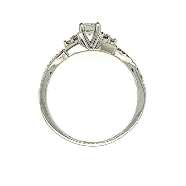 14KT WHITE GOLD ENGAGEMENT RING & MATCHING BAND Image 4 Taylors Jewellers Alliston, ON