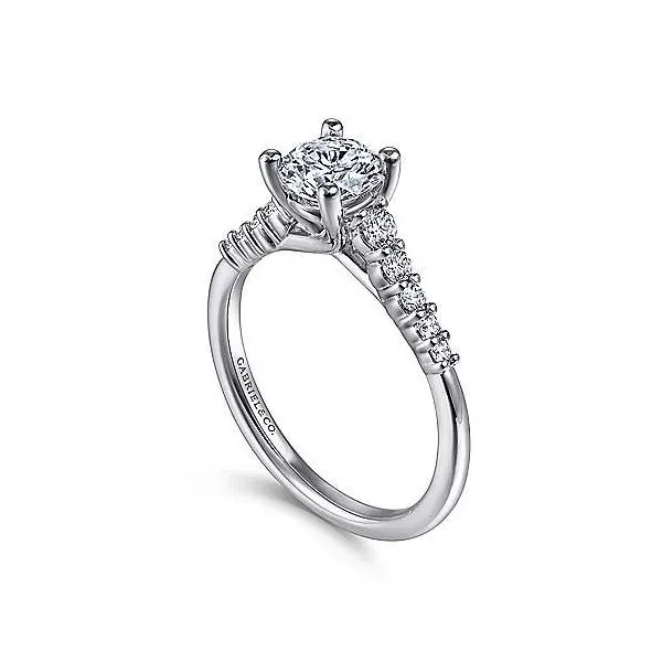 14KT WHITE GOLD GABRIEL DIAMOND ENGAGMENT RING Image 2 Taylors Jewellers Alliston, ON