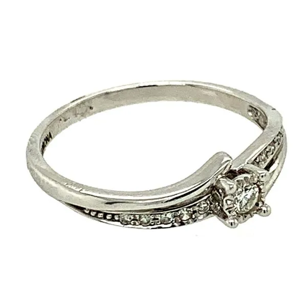 Diamond 10KT WHITE GOLD RING SIZE 6 Image 3 Taylors Jewellers Alliston, ON