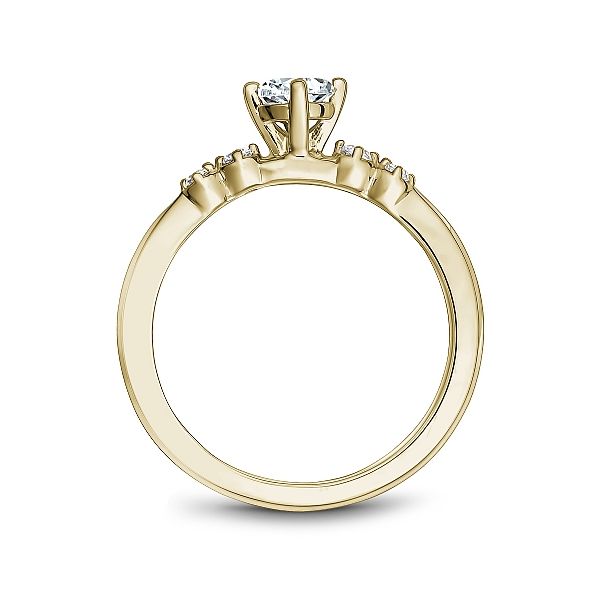 14K Yellow Gold Diamond Engagement Ring - 0.50ct BR Center Stone, SI-HI Image 2 Taylors Jewellers Alliston, ON