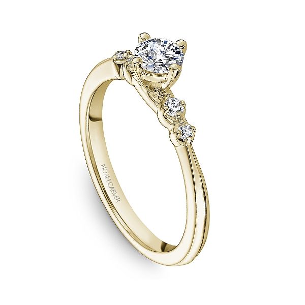 14K Yellow Gold Diamond Engagement Ring - 0.50ct BR Center Stone, SI-HI Image 3 Taylors Jewellers Alliston, ON