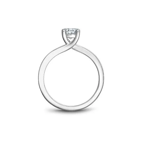 14K White Gold Solitaire Engagement Ring - 0.33ct Round Diamond Image 3 Taylors Jewellers Alliston, ON