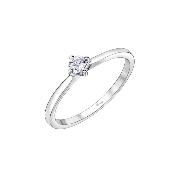 0.18ct Round Diamond Solitare Engagement Ring Taylors Jewellers Alliston, ON