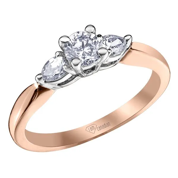 10kt White Gold 0.55cttw Diamond Engagement Ring Image 2 Taylors Jewellers Alliston, ON