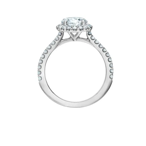 1.59CT Round Brilliant Lab Grown Diamond Halo Engagement Ring | Taylor's Jewellers Image 3 Taylors Jewellers Alliston, ON