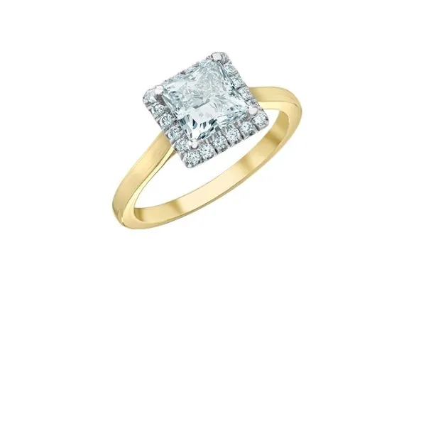 14kt Yellow & White Gold 1.76cttw Lab Grown Diamond Engagement Ring Image 2 Taylors Jewellers Alliston, ON