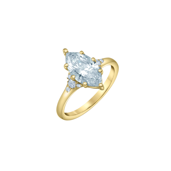 2.06ct Lab Grown Marquise Diamond Engagement Ring Image 3 Taylors Jewellers Alliston, ON