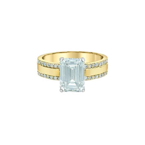 3.03ct Emerald Cut Lab Grown Diamond Engagement Ring Taylors Jewellers Alliston, ON