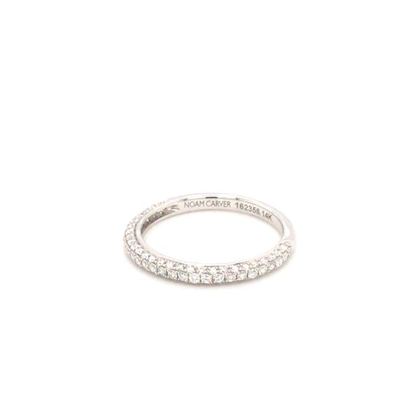 0.55TDW DIAMOND NOAM CARVER 14KT WHITE GOLD WEDDING BAND  SZ 6.5 Image 3 Taylors Jewellers Alliston, ON