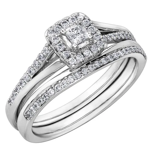 0.10C.T T.W DIAMOND 10KT WHITE GOLD BAND Image 2 Taylors Jewellers Alliston, ON