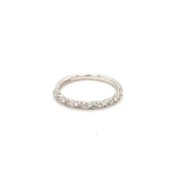 DIAMOND TWISTED FORM 14KT WHITE GOLD BAND Taylors Jewellers Alliston, ON