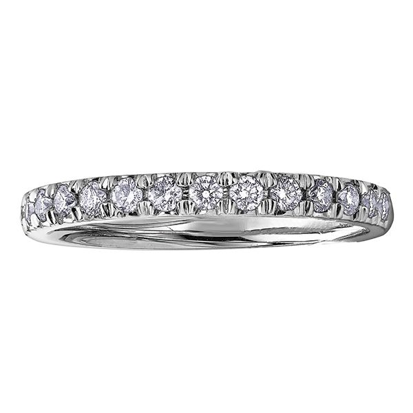 0.50CT T.W DIAMOND BAND IN 14KT WHITE GOLD Taylors Jewellers Alliston, ON