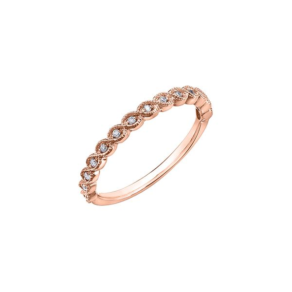 CHI CHI 0.07CT T.W DIAMOND 10KT ROSE GOLD STACKABLE BAND Taylors Jewellers Alliston, ON