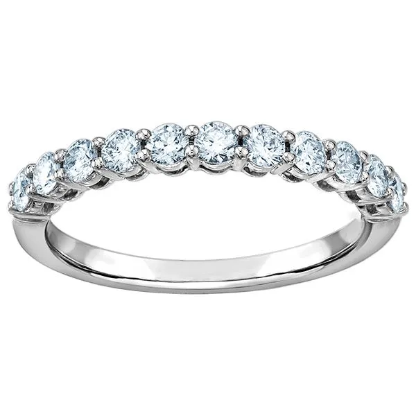 11 Round Lab Grown Diamond Band in 14K White Gold Taylors Jewellers Alliston, ON