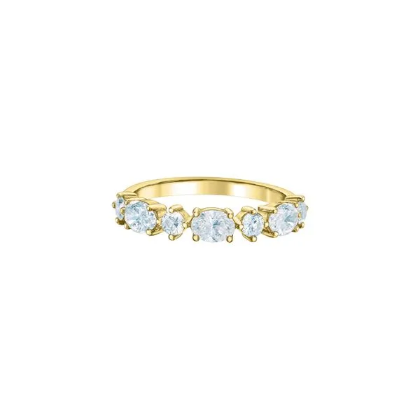 14kt Yellow Gold 1.01cttw Round & Oval Lab Grown Diamond Band Taylors Jewellers Alliston, ON