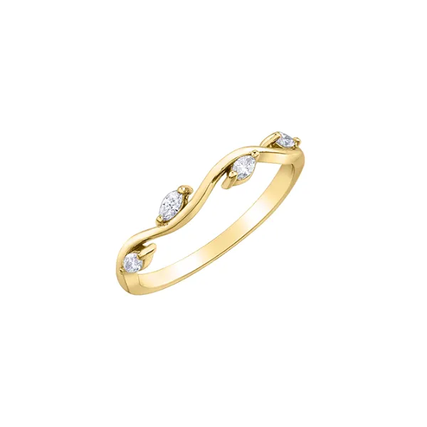 Marquise Diamond Leaf Inspired Ring Image 2 Taylors Jewellers Alliston, ON