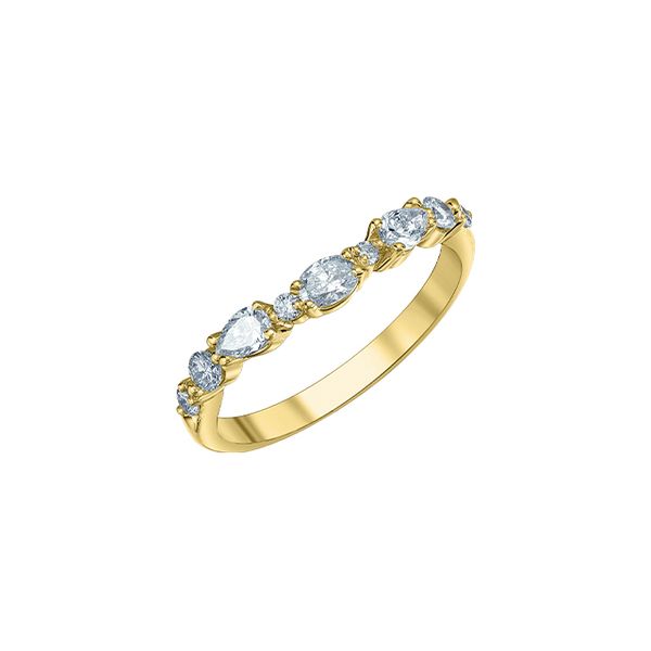 Curved Fancy Shape Lab Grown Diamond Band Image 2 Taylors Jewellers Alliston, ON