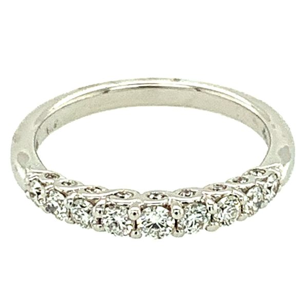 0.50CTW Diamond Anniversary Ring 18K White Gold Palladium Taylors Jewellers Alliston, ON