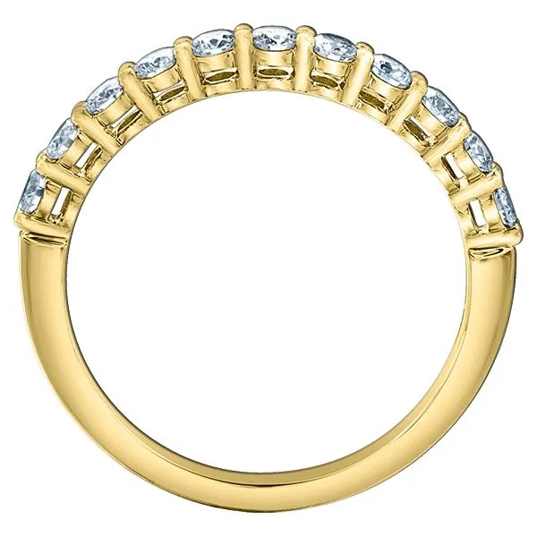14kt Yellow Gold 1.00cttw Lab Grown Diamond Band Image 2 Taylors Jewellers Alliston, ON