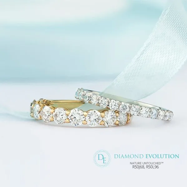 14kt Yellow Gold 1.00cttw Lab Grown Diamond Band Image 3 Taylors Jewellers Alliston, ON