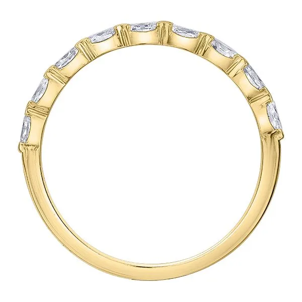 14kt Yellow Gold 0.45cttw Oval Diamond Band Image 2 Taylors Jewellers Alliston, ON