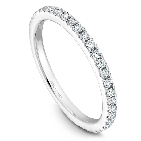 0.36CT T.W DIAMOND NOAM CARVER 14KT WHITE GOLD STACKABLE RING SIZE 6.5 Taylors Jewellers Alliston, ON