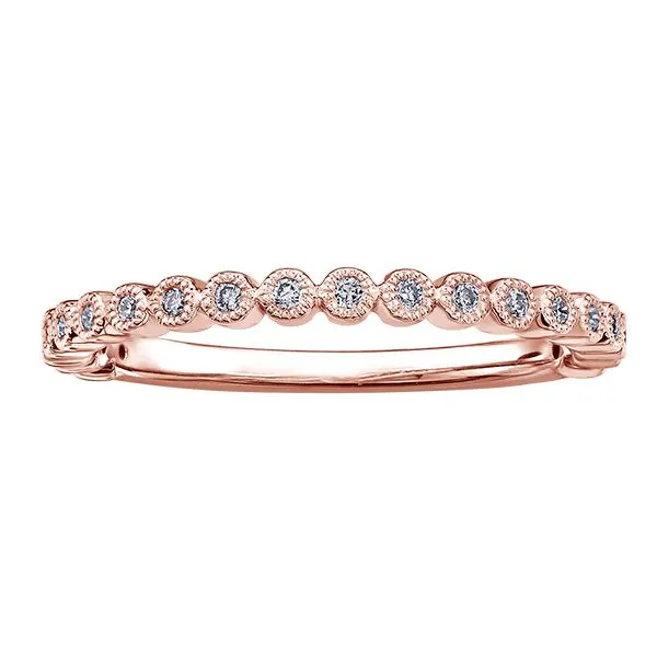0.10 CTW DIAMOND CHI CHI 10KT ROSE GOLD STACKABLE BAND SIZE 6.5 Taylors Jewellers Alliston, ON