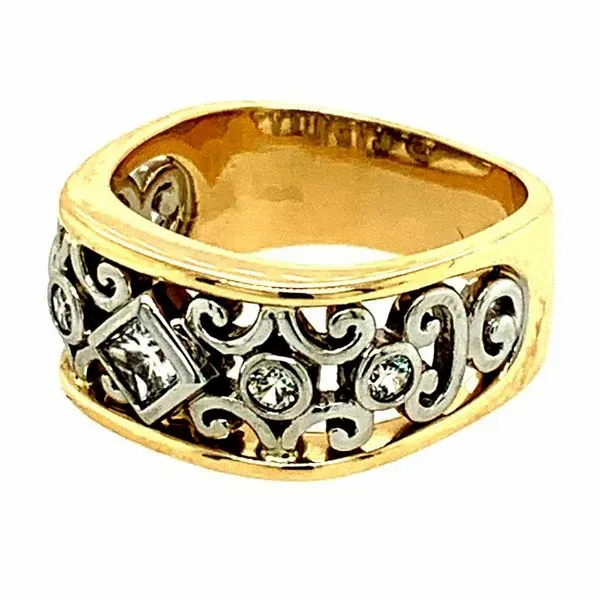 0.45CTW Diamond Anniversary Ring in 14KT Yellow And White Gold Image 2 Taylors Jewellers Alliston, ON